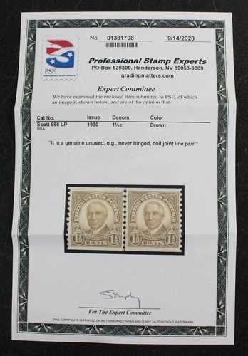 CKStamps: US Stamps Collection Scott#686 Mint NH OG PSE Cert