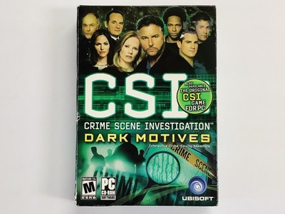 ''BRAND NEW'' CSI: Crime Scene Investigation - Dark Motives (PC) FACTORY SEALED