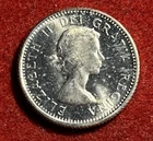 Canada 10 Cents 1958 BU Silver Coin KM#51 T11430