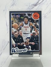 Wizards AJ Johnson Wizards 2024-25 Topps 45th Anniversary Foil 80BK-18