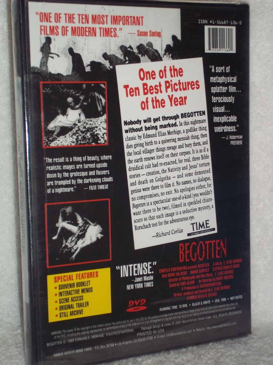 BEGOTTEN DVD ホラー グロテスク スプラッター Begotten (DVD, 2001) for sale online | eBay
