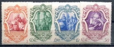ITALIEN 1942 634-637 ** POSTFRISCH TADELLOS SATZ GALILEO GALLILEI (09605 - Bild 1 von 2