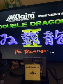 Double Dragon II Nintendo Entertainment System NES w/ Manual Authentic