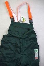 Schnittschutz Bund Hose Forst Work Arbeit Pant Hosenträger PSA 2009 KWF 56 NEU