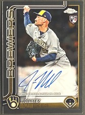 2025 Topps Chrome Baseball - Rookie Autographs James Meeker #RA-JME (AU, RC)