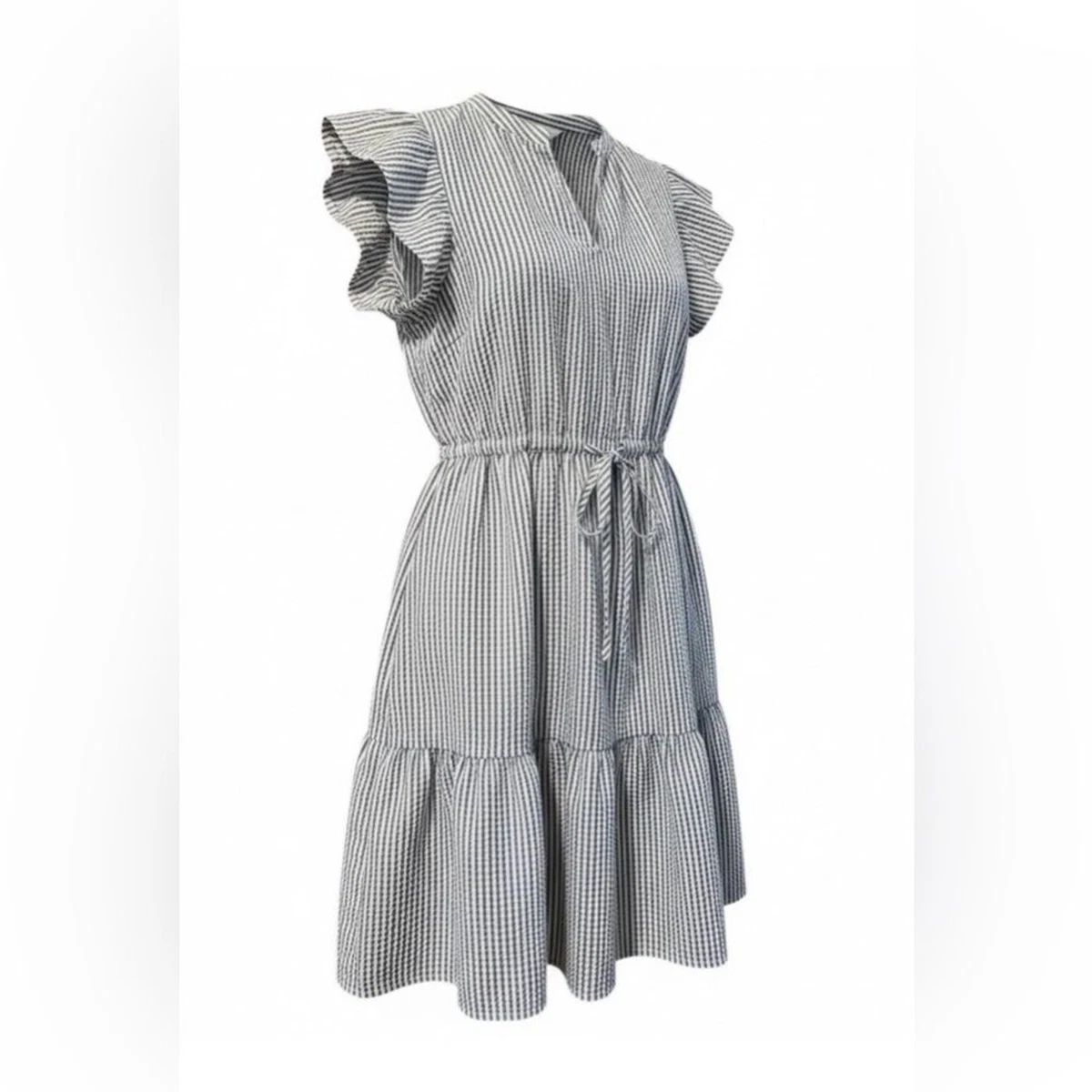 slim fit dress slacks Landon Mini Dress White main image 1