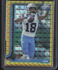 2025 Topps Chrome Football Gold Wave Refractor Jalen Coker #39