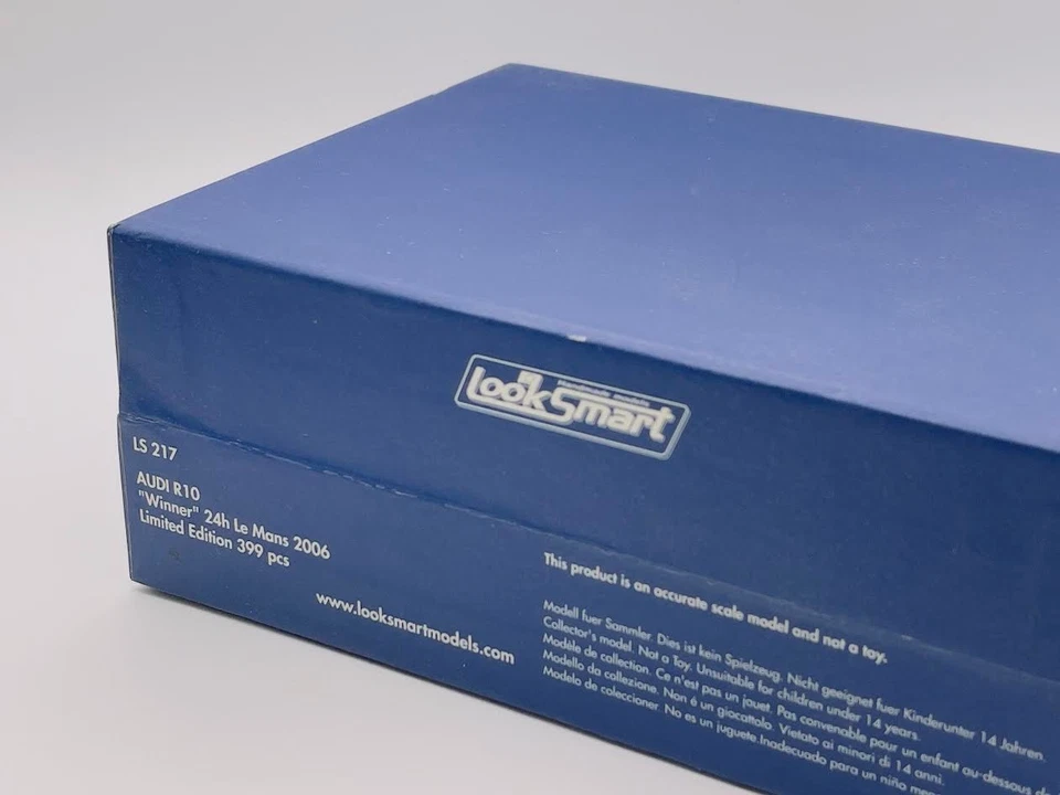 Looksmart AUDI R10 GANADOR 24h Le Mans 2006 lS217 1:43 igual a BBR MR Foto 2 de 4