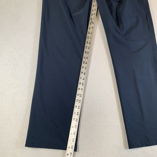 Greg Norman Golf Pants Mens 36x34 Navy Blue Stretch Performance Logo - 第 10/11 張圖片
