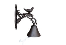 Türglocke Vogel Gusseisen groß Nostalgie Gartendeko Landhausstil