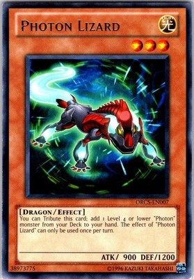 Photon Lizard ORCS-EN007 R Order of Chaos Yu-Gi-Oh Unlimited NM
