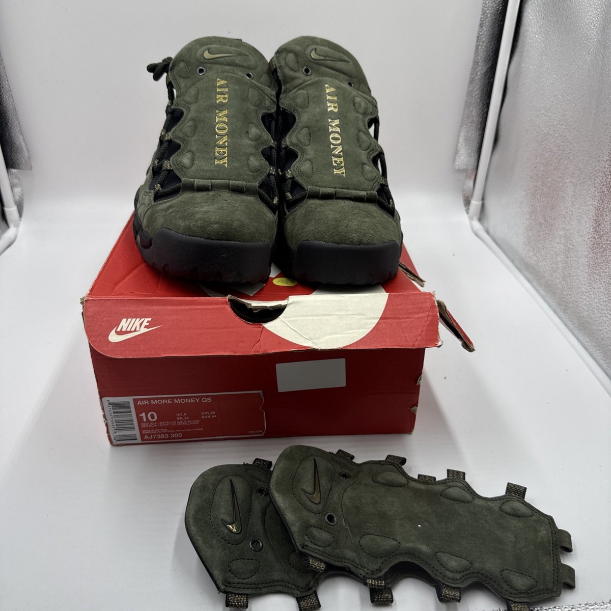 Size 10 Nike Air More Money US Dollar