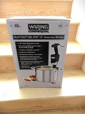 NEW IN BOX Waring WSB55 Big Stik 14'' Commercial Immersion Blender heavy duty
