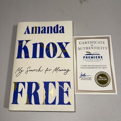 Free: My Search For Meaning by Amanda Knox SIGNED 1st/1st HC DJ 2025 Memoir