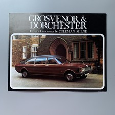 Coleman Milne Grosvenor Dorchester Limousine 1975 UK Market Brochure Granada Mk1