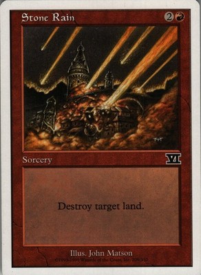 Stone Rain 209 Common Classic Sixth Edition Magic: The Gathering Lightly Played
