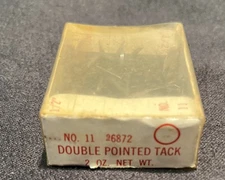 NEW NOS 1950s Sears Roebuck & Co. No. 11 #96872 Double Pointed Tack 2oz USA Tool