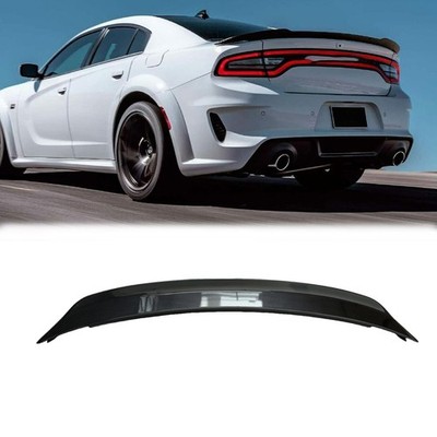 For 2015-2023 Dodge Charger Trunk Spoiler Wing Carbon Look Redeye Style Highkick