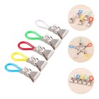 15 Pcs Metallfarben -Seilhandtuchclip Badetuch-Clips Praktische Handtuchhalter