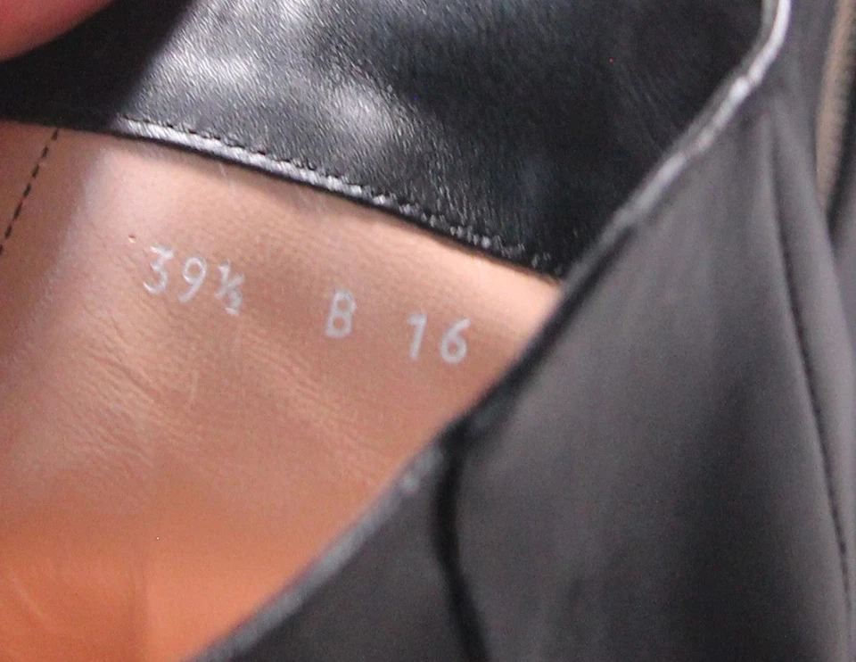 Nuevas Botas ROBERT CLERGERIE Cuero Negro Tío Modelo Yensio Talla 39.5/8.5 EE. UU. Foto 4 de 4