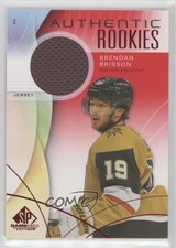 2024 Upper Deck SP Game Used Authentic Rookies Red Jersey Brendan Brisson 0d3t