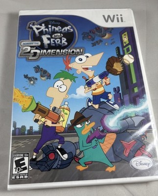 Phineas and Ferb: Across the 2nd Dimension (Nintendo Wii, 2011) NEW/SEALED