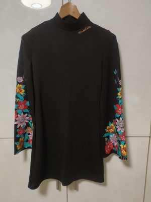 Frida Kahlo Shein Women Floral Print Knit Dress UK