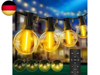 Led Lichterkette AußEn 45M - 150FT Outdoor Lichterkette Strom Mit 62+2 G40