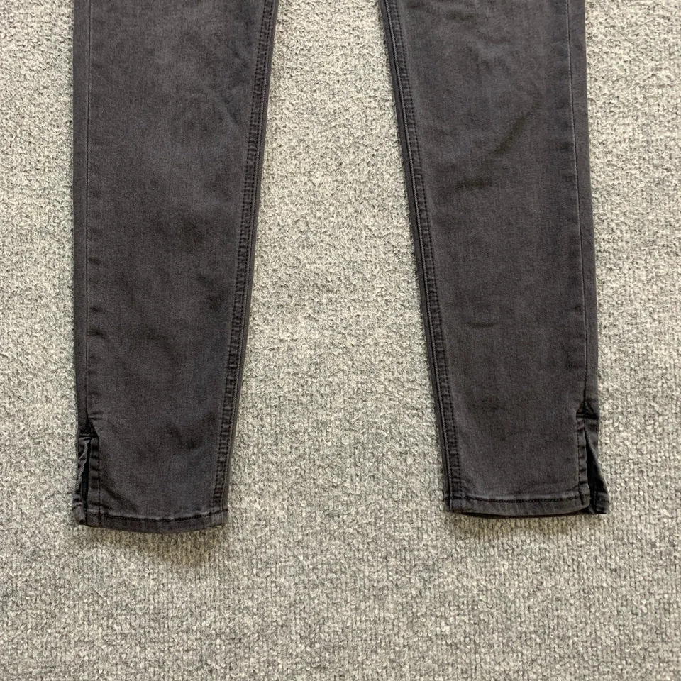 Rag & Bone Jeans Womens 27 Faded Black Denim High Rise Ankle Skinny Stretch - Image 3 of 4
