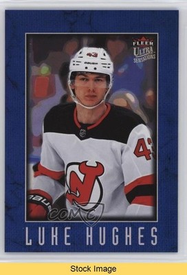 2024-25 Upper Deck Fleer Ultra Ultra Sensations Luke Hughes #SN18OF30 READ u2v
