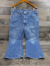 Vintage Levis 517 Jeans Mens 38x30 Fits 36x30 Blue Western Boot Cut Y2K 2002