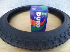  1 Kids Bicycle Tire plus 1 Tube 16 x 1.75 Fits 1.95, 2.125 Black BMX Bike