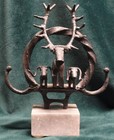 Anatolian Bronze Ceremonial Standard on Marble Stag and Two Bulls -- LOOK — photo 1