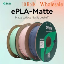 eSUN -Wholesale- 10 Rolls Matte PLA Filaments 1.75mm New Updated for 3D Printer