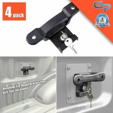 Tacos de anclaje de amarre de enlace para caja de camioneta con llave para Ford F150 F250 F350 2015-20