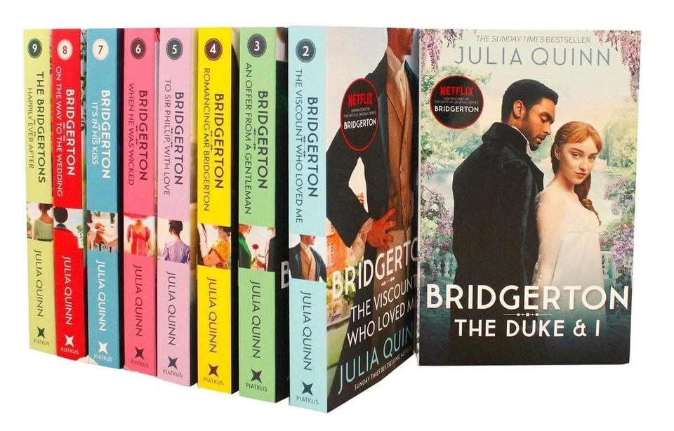 Bridgerton 9 Book Set Collection by Julia Quinn