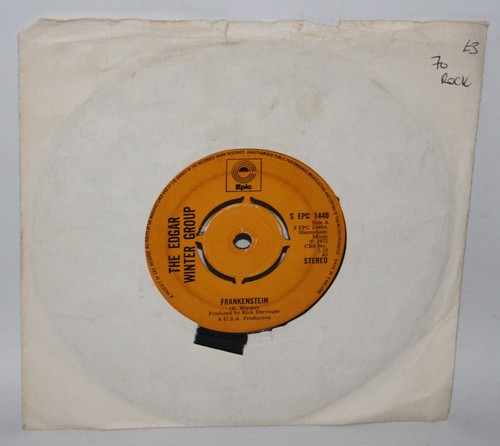 The Edgar Winter Group - Frankenstein - 1972 Vinyl 7" Single - Epic S EPC 1440
