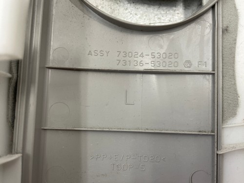 10 11 12 13 Lexus GX460 Left & Right B Pillar Trim Panel Set Pair Gray 1567 OEM - Picture 5 of 7