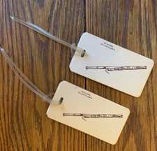 Vintage NOS Albert Elovitz bassoon music design bag instrument case luggage tag