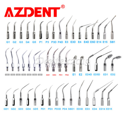 5Pcs Dental Ultrasonic Scaler Scaling Endo Perio Tips Fit SATELEC/DTE/NSK
