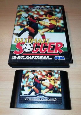 Sega Mega Drive Ultimate Soccer OVP Modul Spiel 