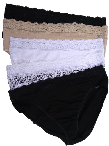 ex M&S Lace Top Knickers 2 3 4 5 or 6 Pair Packs Size 6-28 Tanga Full Bikini - Picture 72 of 83