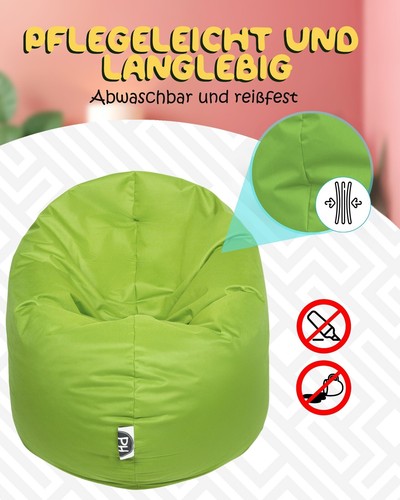 Patchhome 2 Varianten in 1 Sitzsack Sitzkissen Beanbag Gamer Kissen Tobekissen - Bild 150 von 199