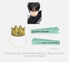 SHINee 16TH ANNIVERSARY SMTOWN OFFICIAL MD GOODS DOLL PROP SET  PHOTOCARD NEW