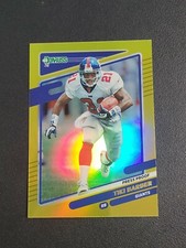 TIKI BARBER 2021 Panini Donruss Gold HOLO Press Proof Card #84 Premium