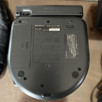 SONY CDプレイヤー　Discman D-365 卓上オーディオ (Tabletop Audio): ポータブルCDプレイヤー(SONY