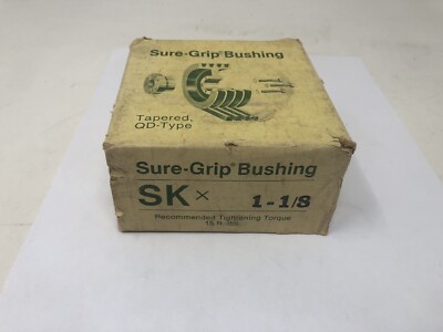 TB WOODS SURE-GRIP BUSHING TAPERED QD TYPE SK X 1 1/8'' SKX1-1/8 - NOS