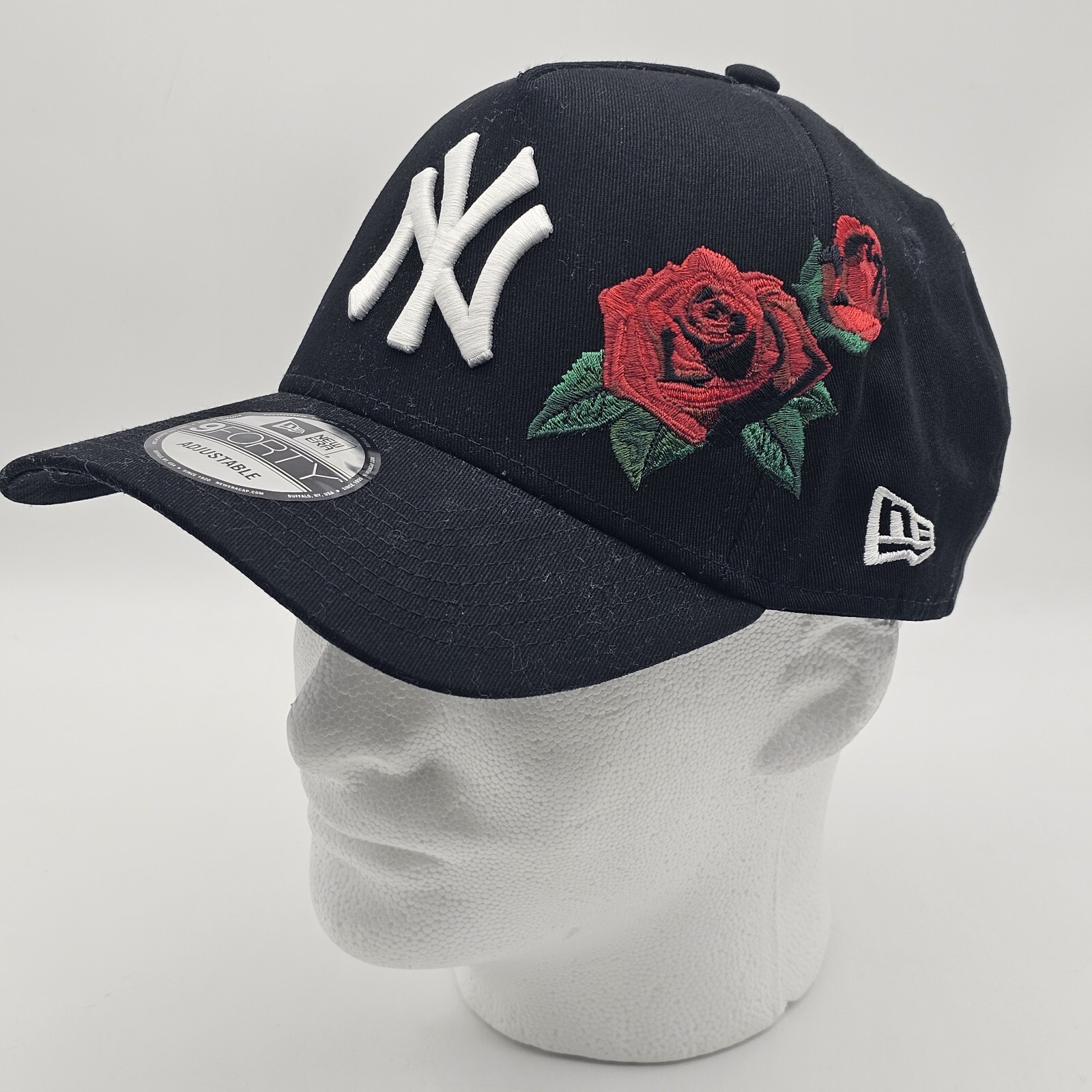 black yankees adjustable hat