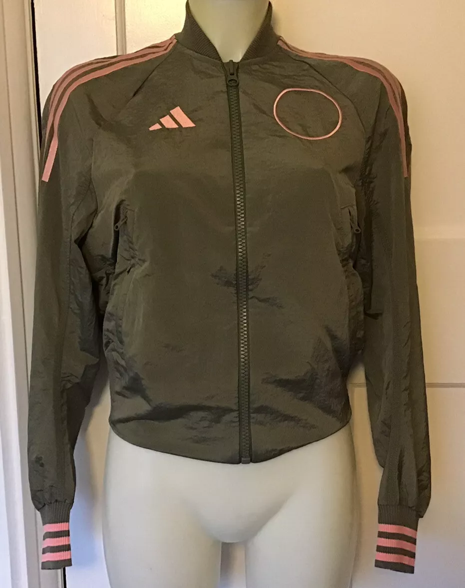 Khaki green adidas tracksuit cheap ladies