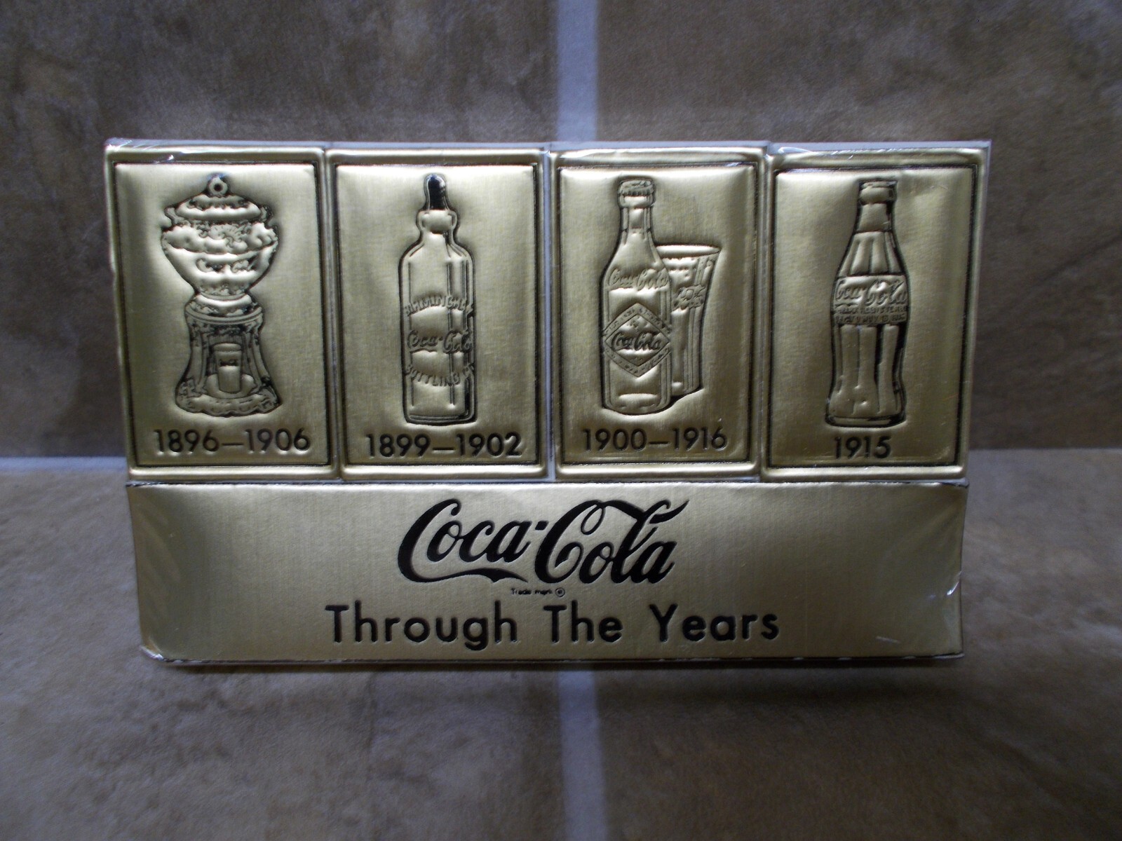 Vintage Style CocaCola Match Box With Matches Through the Years NOS